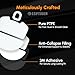 Gaming Mouse Skates ICE - V2 Skates for Razer Viper V3 Pro Mouse Feet 2.5D Edge Treatment Smooth PTFE Material 3M Adhesive - White