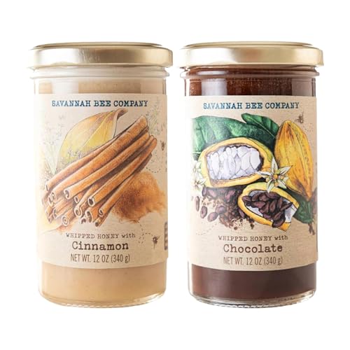 Set de miel batida surtida 12 oz Cinnamon y Chocolate