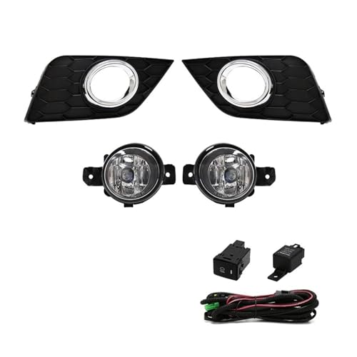Projecteurs antibrouillard pour Nissan Sentra 2016-2018 avec feux diurnes et relais 12V