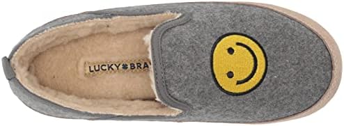 Lucky Brand Women's Kozey2 Flat Slipper, Grey, 7.5 | Image 4