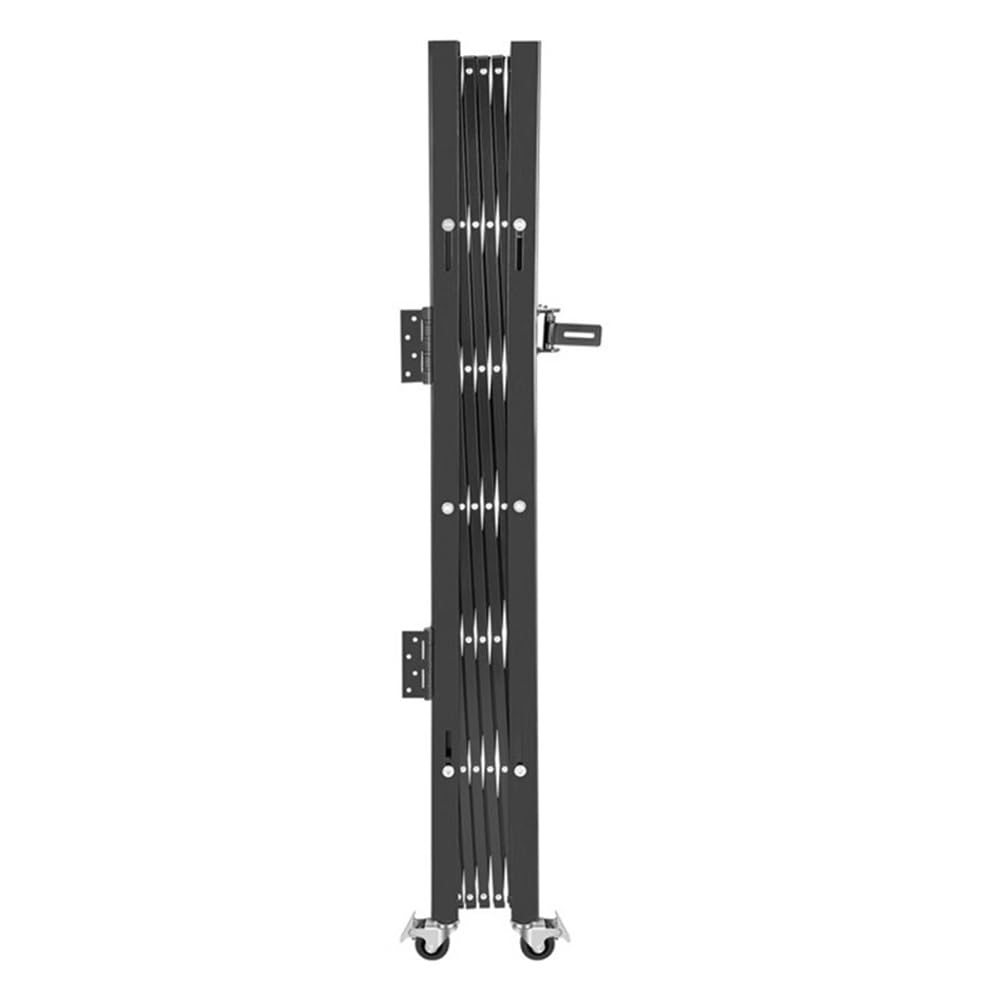 Industrial Barrera Plegable de Seguridad Retráctil con Ruedas para Construcción - Valla de Tráfico Expandible (200,7 x 101,6 cm) - Ideal para Zonas de Trabajo y Seguridad Pública