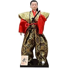 Unique Japanese Geisha Palace Guard Vintage Sushi Bar Decor Doll Figurine D06