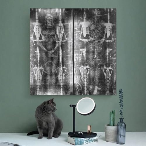 Linceul de Turin impression sur toile décoration murale chic