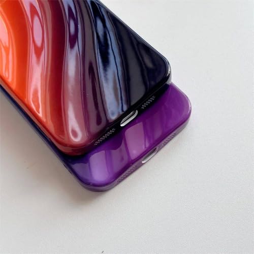 Couverture arrière dégradée antichoc iPhone 12 Pro Max à rayures