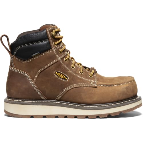 Image of KEEN Utility Men's Cincinnati 6 inch Composite Toe Waterproof Wedge Work Boots