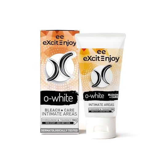EXCITE O-WHITE Crema blanqueadora corporal piel íntima mujer y hombre. Aclara, blanquea y cuida la piel de axilas, entrepierna y tus partes más íntimas. 50 ml.