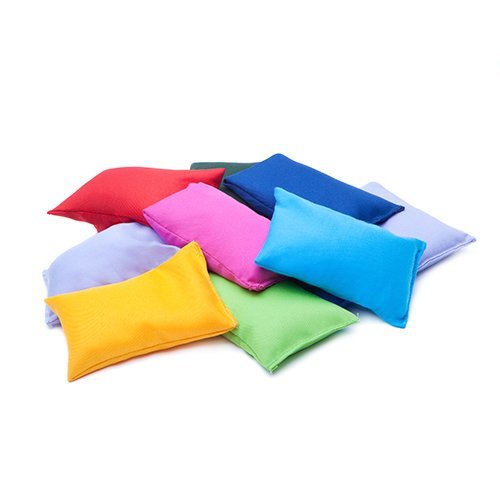 Shopisfy Cotton Garden Games Sports Sensory Play PE Juggling Bean Bag - 12 Pack Assorted