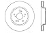 StopTech 127.40073R Sport Drilled/Slotted Brake Rotor (Front Right), 1 Pack