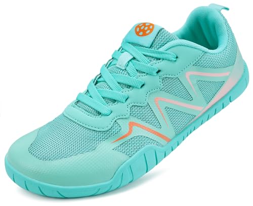 Sisttke Barfußschuhe Herren Damen Traillaufschuhe Straßenlaufschuhe Minimalschuhe Fitnessschuhe Laufschuhe Atmungsaktiv Zehenschuhe Minimalistische Walkingschuhe Sport Schuhe,Blau,41 EU