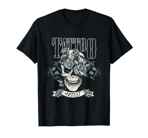 d'artiste de tatouage d'encre noire Machine de tatouage T-Shirt