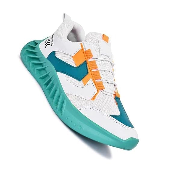 KingSwagger White Sports Shoes for Boys (B0D1YFWL8J) Amazon Price History, Amazon Price Tracker