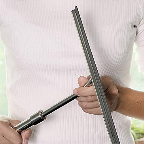 Homdsim Lengthen Stretchable Shower Squeegee Stainless Steel Shower Squeegees Telescopic Squeegee Manual Tool For Mirror/Window/Glass #TOP4