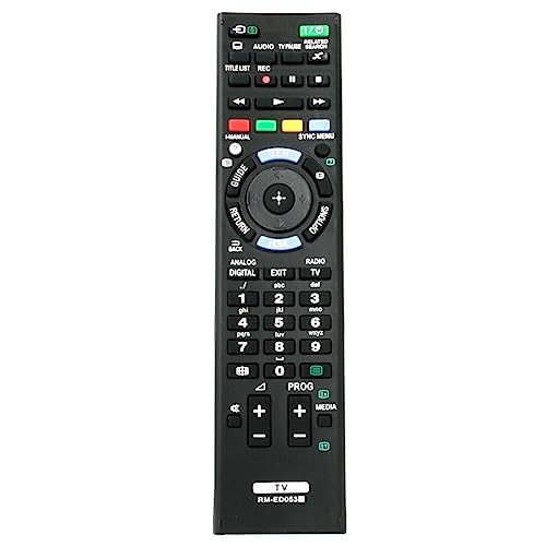 RM-ED053 VINABTY Replace Remote Control Fit for SONY TV KDL-40W605B KDL40W605B KDL-24W605A KDL-32W653A KDL60W850B KDL65W950B KDL65X830B KDL32BX421