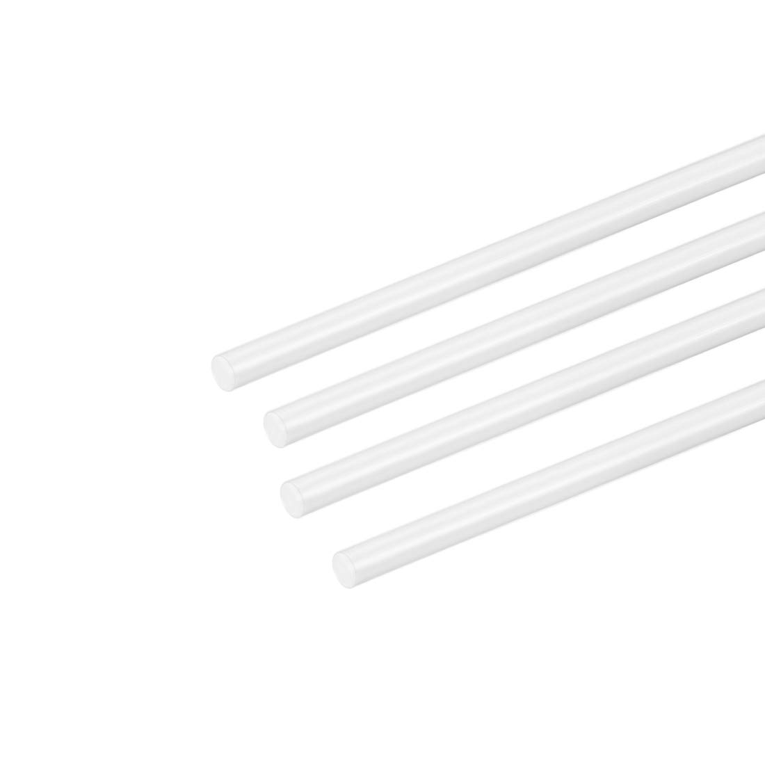 uxcell ABS Styrene Plastic Round Bar Rod,3/32 inch Dia 20