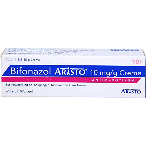 Bifonazol Aristo 35 g Creme Bei Pilzerkrankungen der Haut Nur 1 x täglich anzuwenden Breitspektrum-Antimykotikum Für Erwachsene & Kinder