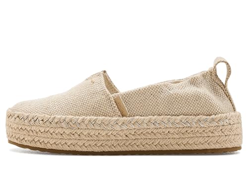 Alpargatas de plataforma TOMS Valencia Niñas, calzado casual de verano cómodo y moderno 4