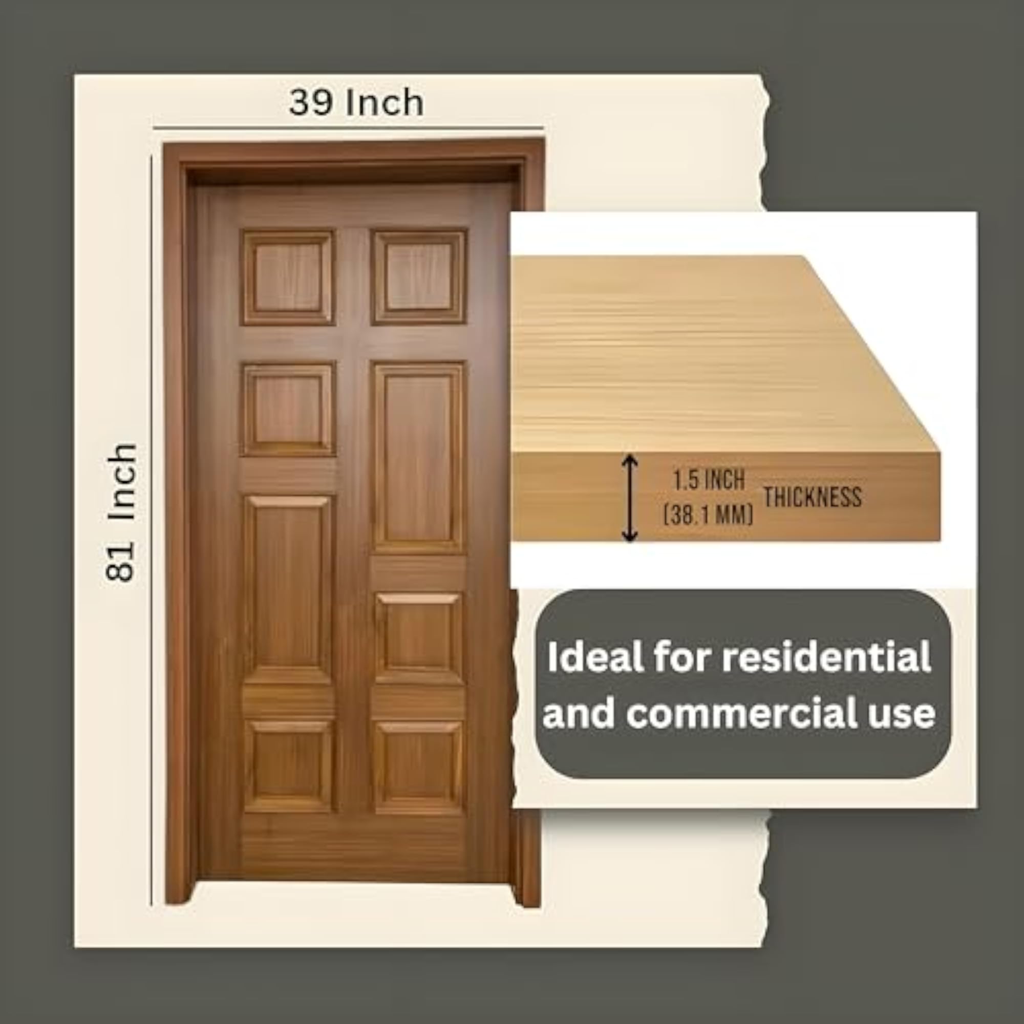 Sagwan Wooden Fancy Gate for Home