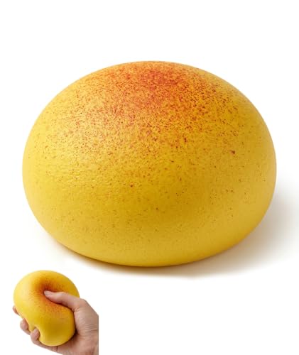 Image of Bread Squishy, Squishy Toy, Taba Squishy-Super Soft Thick Toast Slow Rising Squeeze(Pink) (Pink) (Yellow)