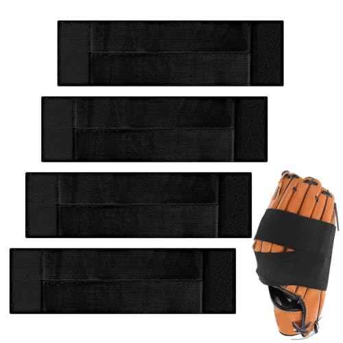 Vin Beauty Glove Wrap Band, 4 PCS Baseball Glove Strap,