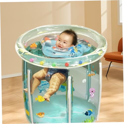Piscine pour bébé gonflable 29,5x31,5 pouces pour natation et refroidissement - 6