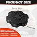 Car Brake Fluid Reservoir Cap, Black Plastic Auto Brake Master Cylinder Reservoir Tank Cap Replace OEM 585312b500,58531-07000, Cars Accessories for Leak Proof with Inside Rubber Gaskets Inside
