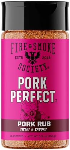 Fire & Smoke Society Pork Perfect Pork Rub | BBQ Seasoning | M 5.5 oz