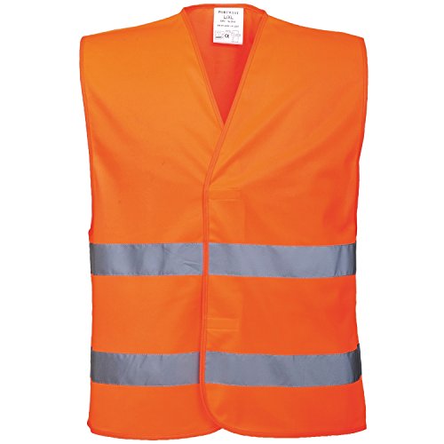 Portwest - Gilet de sécurité haute visibilité - Unisexe (4XL/5XL) (Orange)