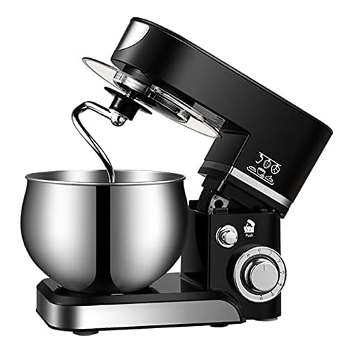 Delgeo Batidora Amasadora Reposteria,1200W Profesional Robot de Cocina Batidora de Multifuncional con Tres Gancho Amasador y Bol de Acero de 5L,Salpicaduras, 6 Niveles de Velocidad, Negra