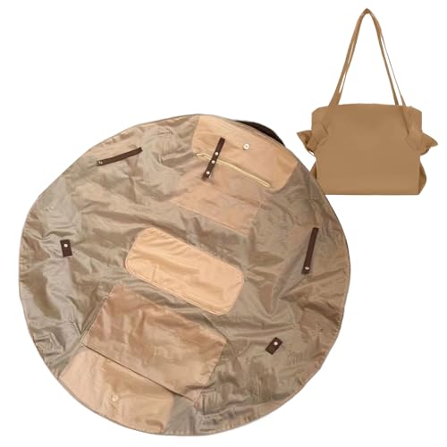 Genérico Bolsas de supermercado reutilizables: portátil, comprador plegable, transportador para exteriores | Organizador de tela Oxford ligero, de almacenamiento compacta para Camping, viajes de Pi