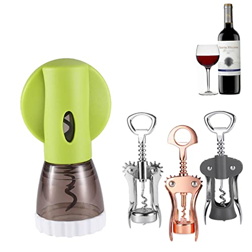 GRIRIW Creative Wine Bottle Opener Sturdy Corkscrew for Effortless Wine Removal Compact Design for Home Bars Parties and Camping