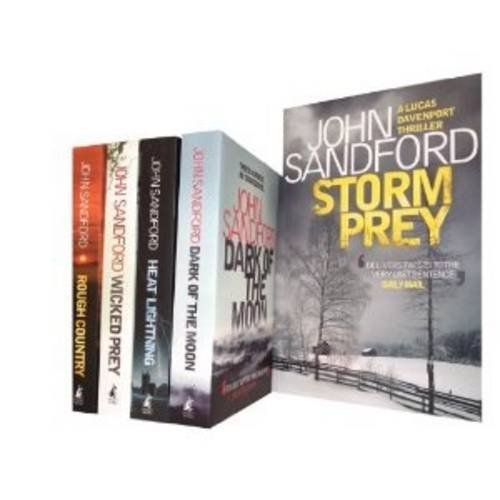 John Sandford Series 5 Books Collection Set (Dark of the Moon, Heat Lightning (Virgil Flowers 2
