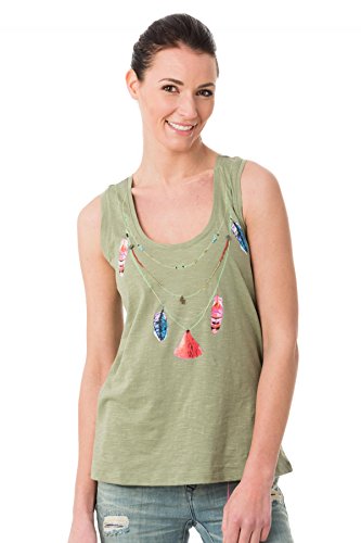 Kaporal Débardeur Femme top sans manches col rond en coton extensible