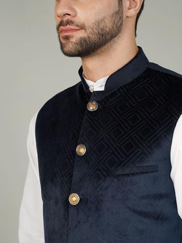 Image of WINTAGE Men's Velvet Maroon Waistcoat