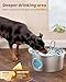 Hunde Trinkbrunnen für Katze Edelstahl: 7L / 236oz Katzenbrunnen – Superleiser Katzen Trinkbrunnen - LED Licht - Geeignet für große Hunde, Katzen und Haushalte mit Mehreren Haustieren