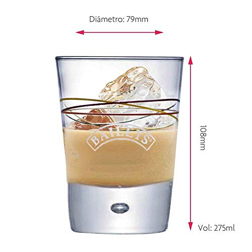 Copo de Cerveja Decorado Baileys Vidro 275ml - Ruvolo