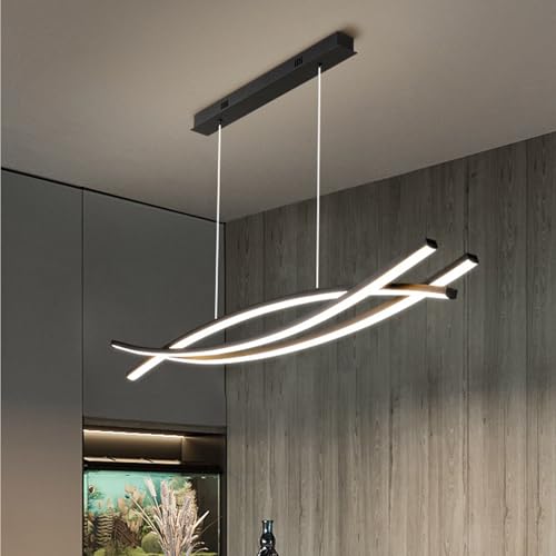 Lampe Pendante LED Linéaire Dimmable 2700K-6500K Suspension Longue - 7