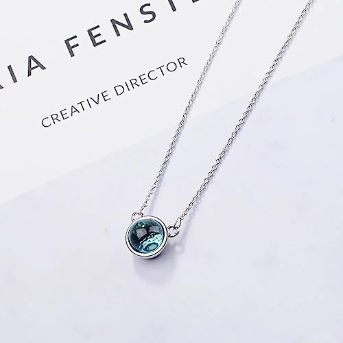 Collier pierre de lune argent 925 - Bijou de créateur chic - 4