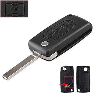 Citroen sleutelbehuizing – batterijvak op beschermhoes