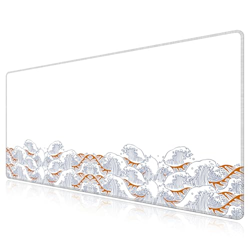 Tapis de souris large LL-COEUR base caoutchouc antidérapant et glisse ultra-fluide