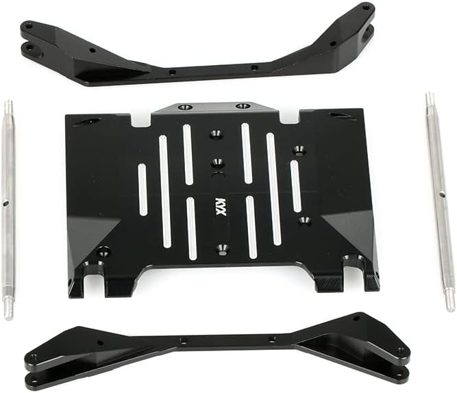 KYX Racing CNC Machined Aluminum Alloy Skid Plate Upgrades Parts Accessories for 1/10 RC Crawler Car Axial RBX10 Ryft