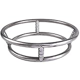 Leadigol 29cm Wok Ring,Stainless Steel Wok Rack, Round Type Pot Rack for Gas Stove Rack,Reversible Size Woks Support Ring Pot Mats Woks accessories