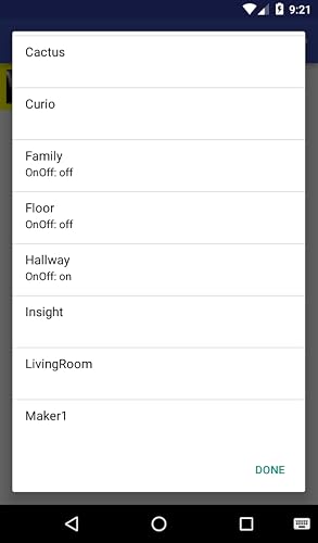 AutomatedHome (WeMo, TP Link, Osram Lightify, Lifx, and YeeLight support)