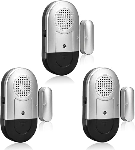 Daytech – Alarme Porte et Fenêtre, Alarme Maison sans Fil pour Enfants et Maison, Installation Facile, Alarme Sonore Réglable, Longue Durée de Piles, pour Maison,...