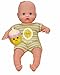 Nenuco - Mi pequeño, muñeca Con Biberón Sonajero y Pijama Limón, (Famosa 700012087)