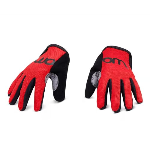 WOOM BIKES USA Kinder Handschuhe (Alter 2–5), Größe 5, Unisex, rot
