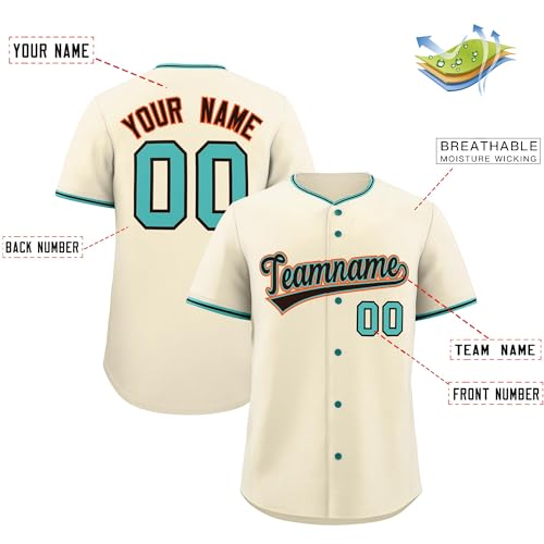 KXK Custom Baseball Jersey Personalized Stitched Full Button Down Team Uniform with Name Number for Men Women Youth Kids miniatura 2
