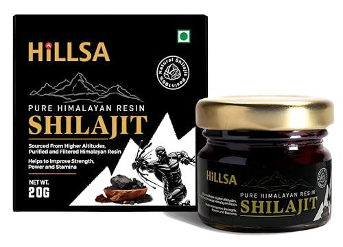 Shilajit original 100 % naturel de l'Himalaya pour homme et femme testé avec plus de 85 oligo-minéraux et acide fulvique riche 20 g
