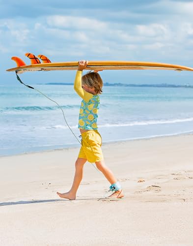 Image of Toddler Boys Swim Shirts Rash Guard Long Sleeve UPF 50+ Sun Protection