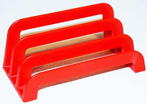 Tupperware Recipe Card Holder Small Rack Gadget Red