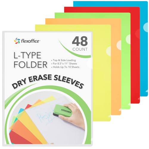 Pochettes plastiques A4 pour classer vos cours et projets de bureau au quotidien